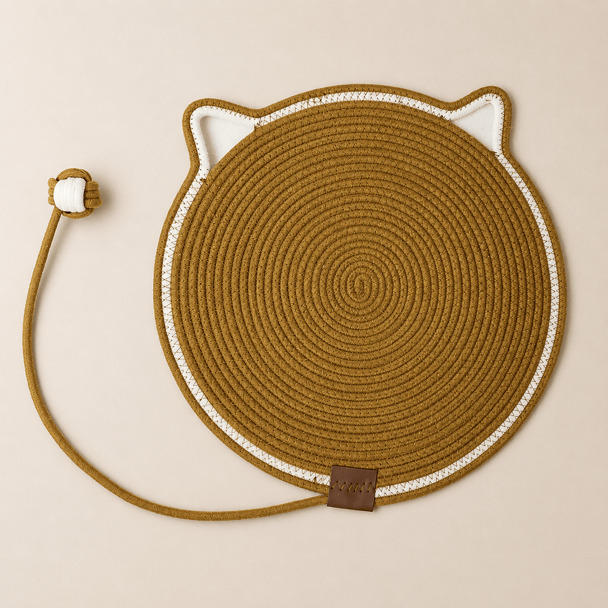 Durable Cat Scratching Mat with Attached Toy Ball - Coco & Harley - Pet Care > Cat Supplies > Cat Scratching Posts - V888-ELOSUNG21197