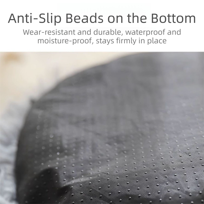 Cozy Donut Calming Bed (Diameter 50cm) - Grey