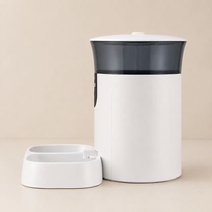 Side view of i.Pet Smart Pet Feeder with Camera 