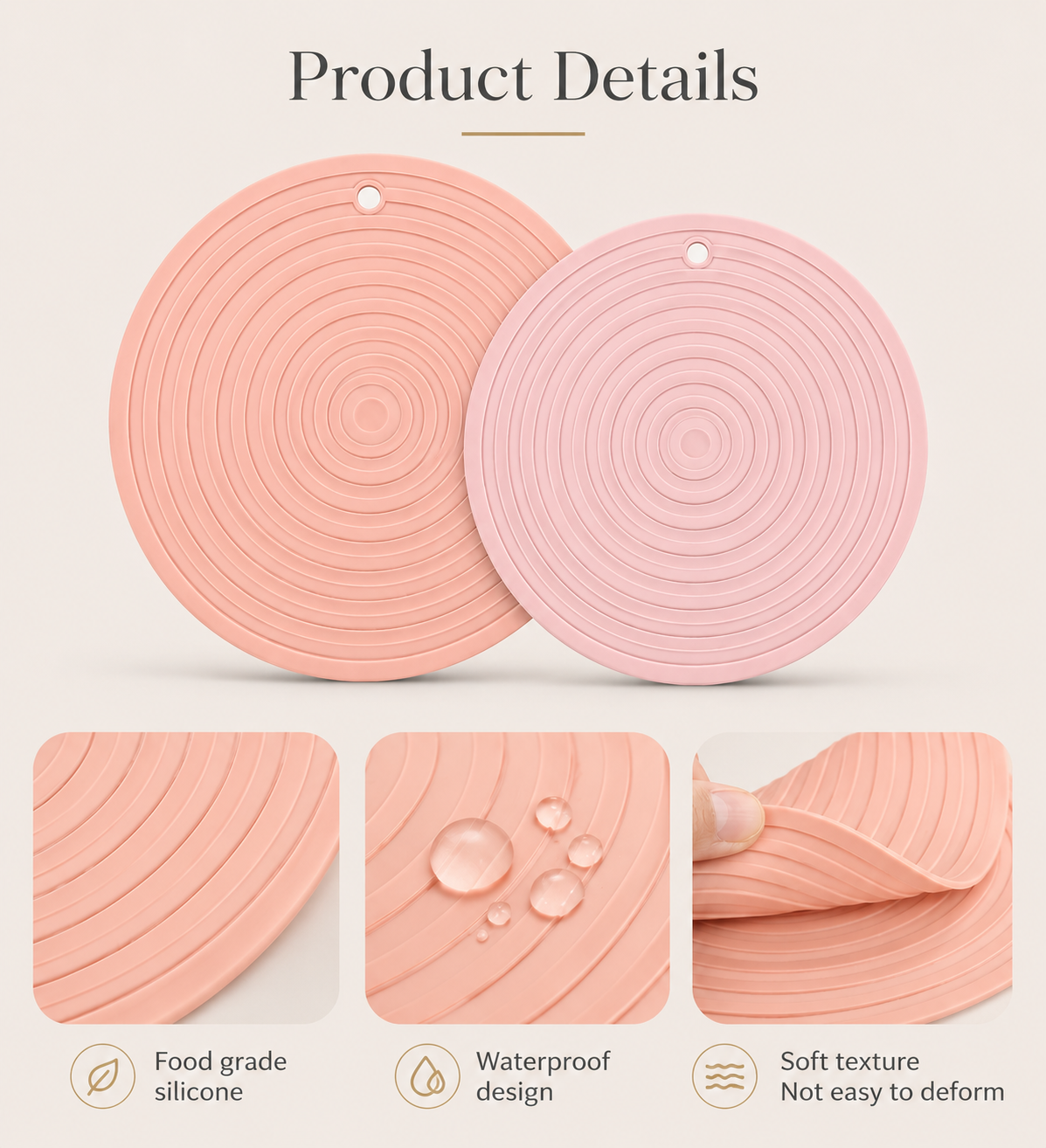 Silicone Pet Feeding Mats (2 Pack)