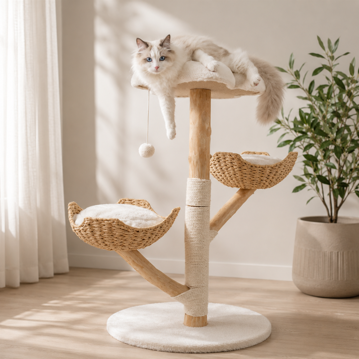 Cat Tree Condo 111cm