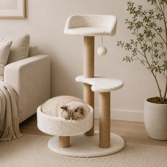 Modern Cat Tree Tower 80cm