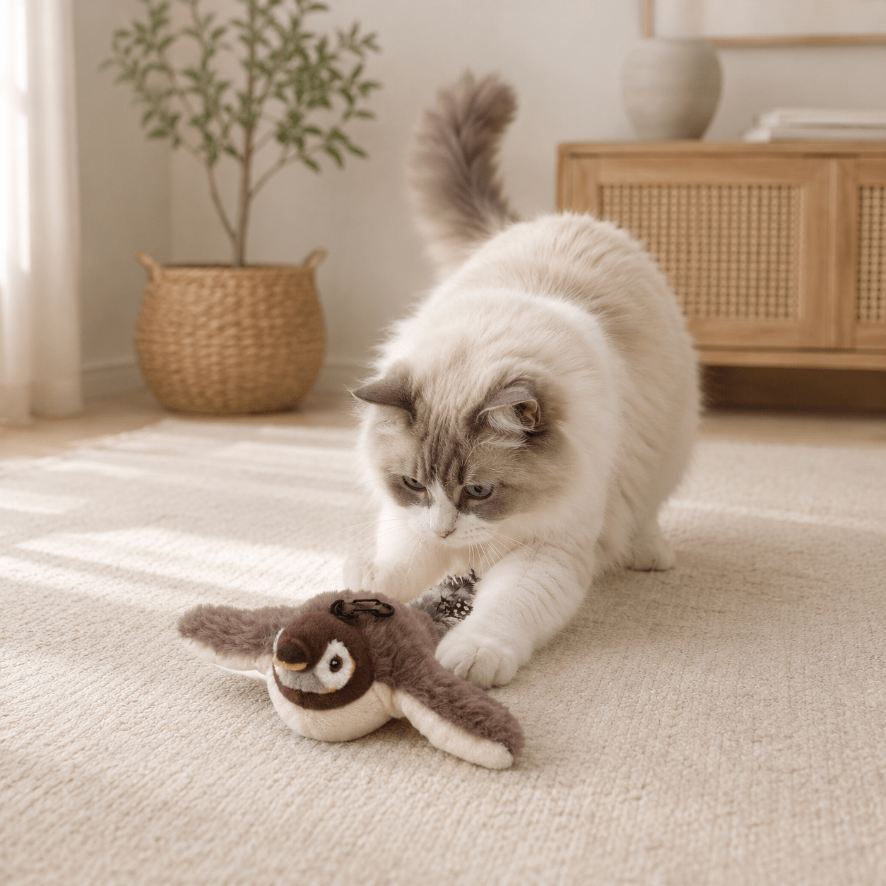 Electric Flapping Bird Cat Toy - Coco & Harley - Pet Care > Toys > Cat Toys - V888-ELOSUNG29177