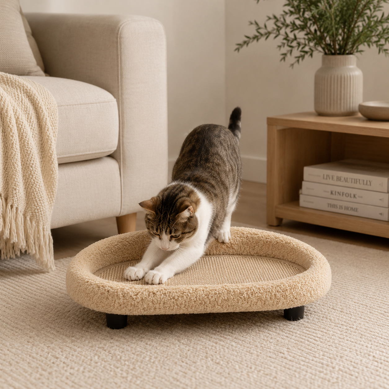 Cat Scratching Board Sofa