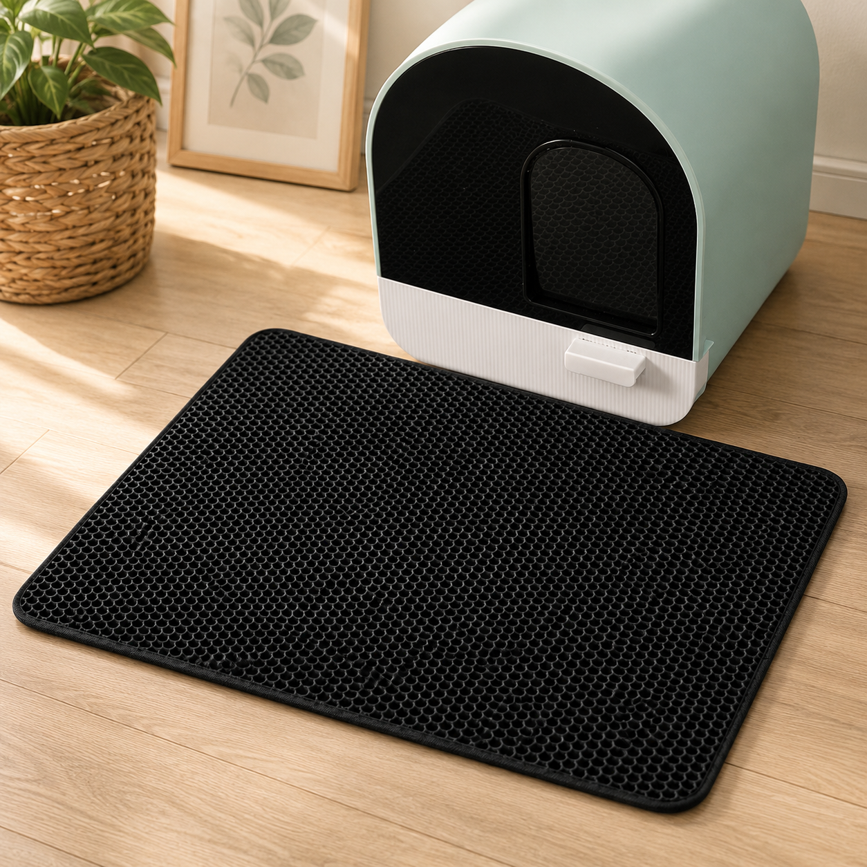 Double-Layer Cat Litter Trapping Mat