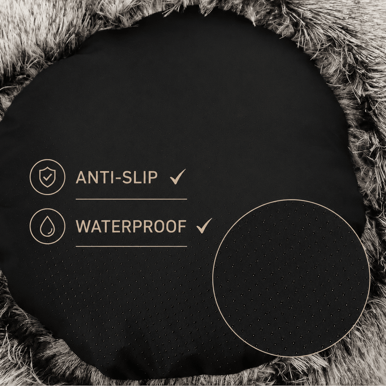 Cozy Plush Hooded Pet Bed - Coco & Harley - Pet Care > Cat Supplies > Cat Carriers & Crates - V888-ELOSUNG11037