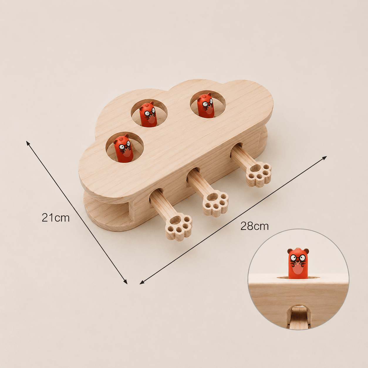 Whack-A-Mole Interactive Cat Toy - Coco & Harley - Pet Care > Toys > Cat Toys - V888-ELOSUNG41751