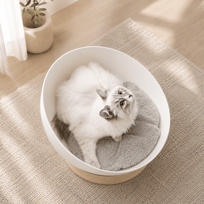 Cat Sphere Nest Bed - Coco & Harley - Pet Care > Toys > Cat Toys - V600-PB-C-B01