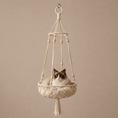 Bohemian Cat Hammock Bed - Coco & Harley - Pet Care > Cat Supplies > Cat Furniture - V888-ELOSUNG26570