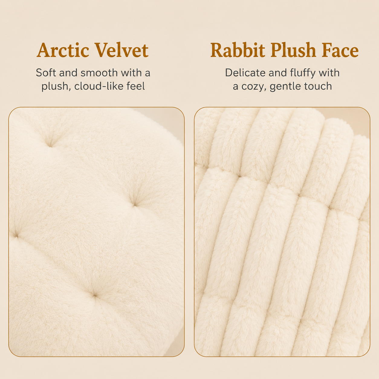 Plush Round Pet Bed for All Seasons