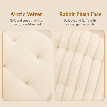 Plush Round Pet Bed for All Seasons