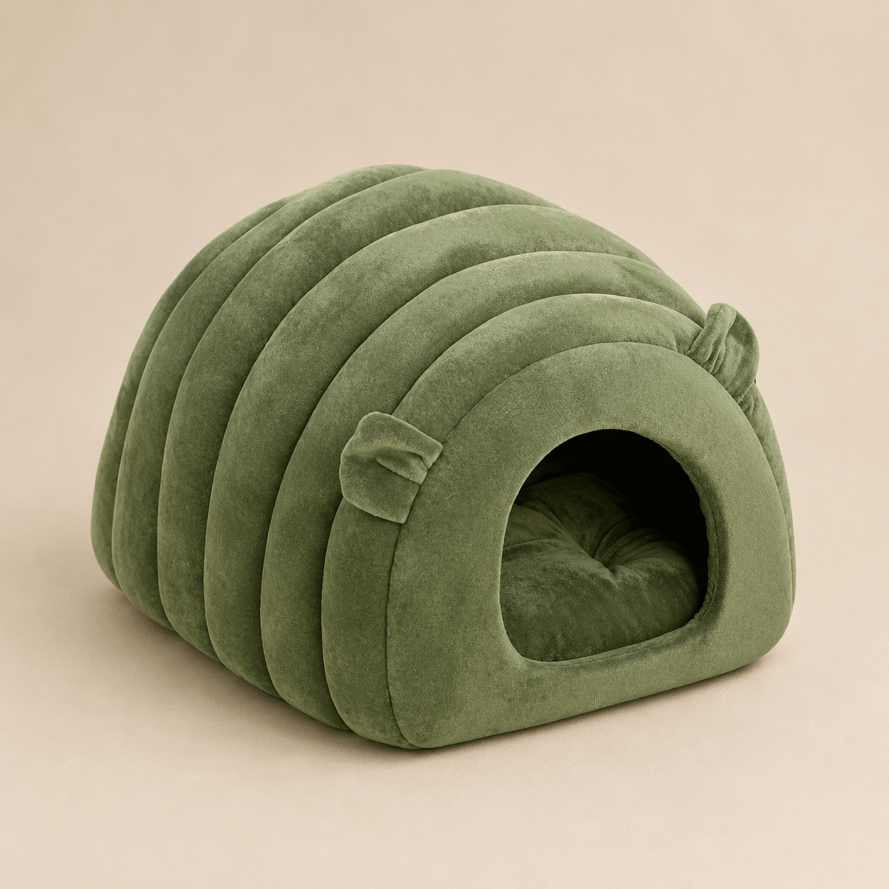 Cozy Winter Cat Cave - Coco & Harley - Pet Care > Cat Supplies > Cat Furniture - V1258-DP02-BOL-493