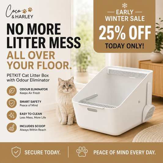 PETKIT Pura Cat Litter Box with Odour Eliminator