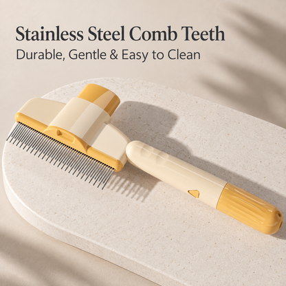 Self-Cleaning Cat Deshedding Comb