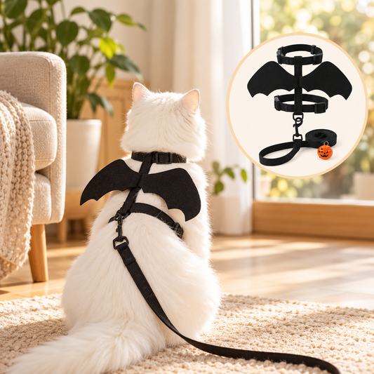 Little Bat Cat Harness and Leash