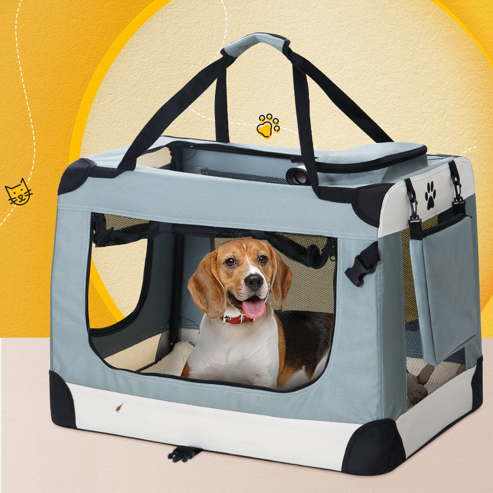 i.Pet Pet Carrier Soft 90x61CM Portable Foldable 2XL