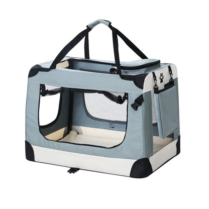 i.Pet Pet Carrier - Coco & Harley - Pet Care > Cat Supplies > Cat Carriers & Crates - PET-CARRIER-L-BL