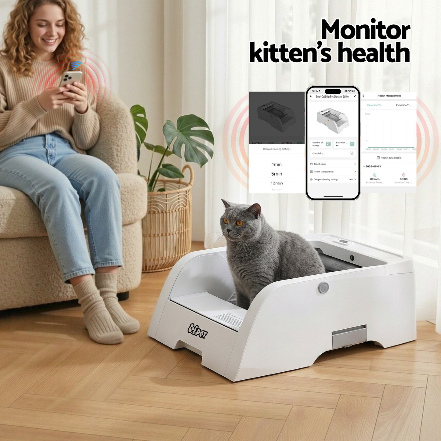 i.pet Automatic Cat Litter Box