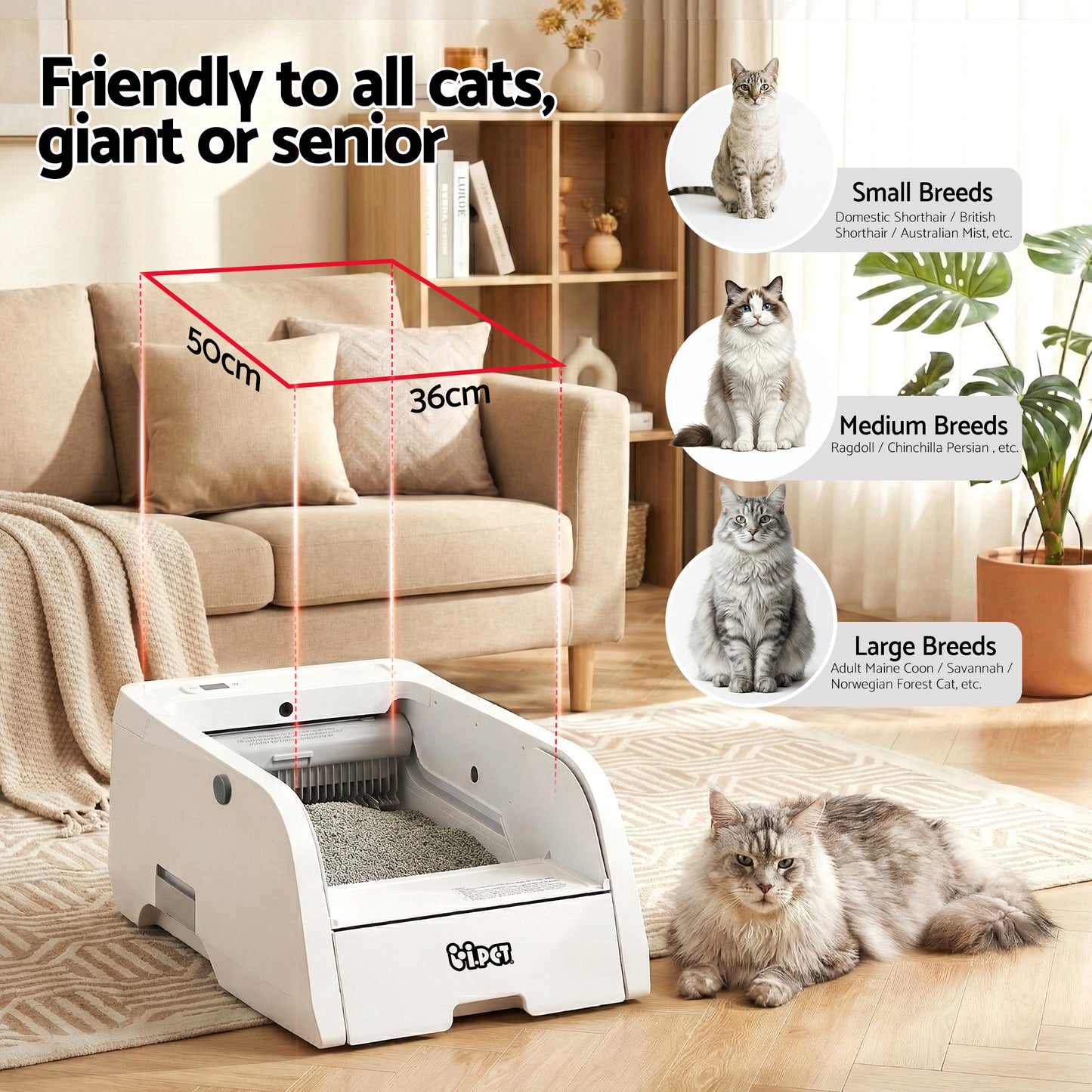 i.pet Automatic Cat Litter Box
