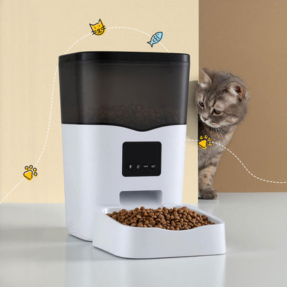 i.Pet Smart Pet Feeder with App Control (3L) - Coco & Harley - Pet Care > Dog Supplies > Dog Bowls, Feeders & Waterers - PET-FEEDER-3L-WIFI-WH