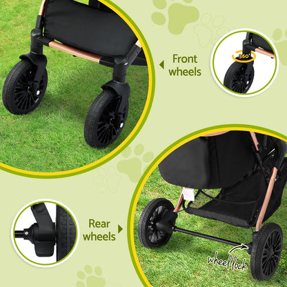 i.Pet Pet Stroller Large 4 Wheels