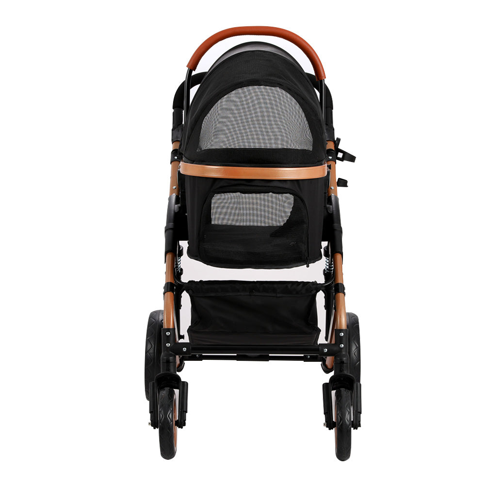 i.Pet Pet Stroller Travel Foldable 4 Wheels