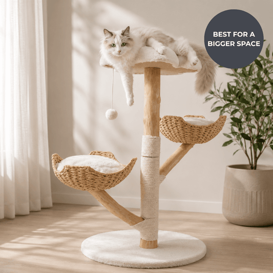 Cat Tree Condo 111cm - Coco & Harley - Pet Care > Cat Supplies > Cat Scratching Posts - V178-66923