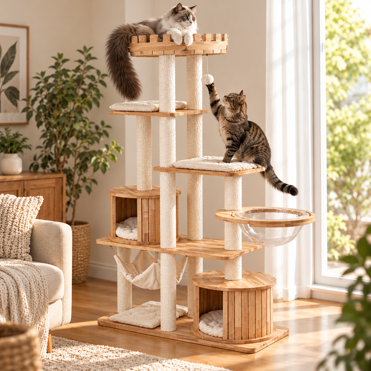 HONEYPOTCAT Cat Castle - 176cm