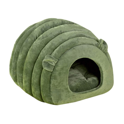 Cozy Winter Cat Cave