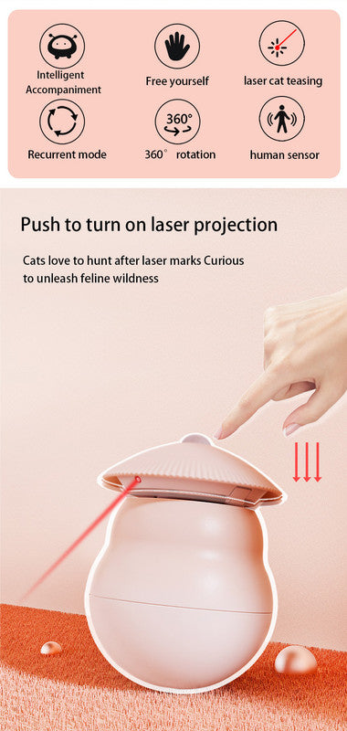 Pet products Pet Toy Cat Laser Toy Tumbler Intelligent Induction Cat Laser Rod