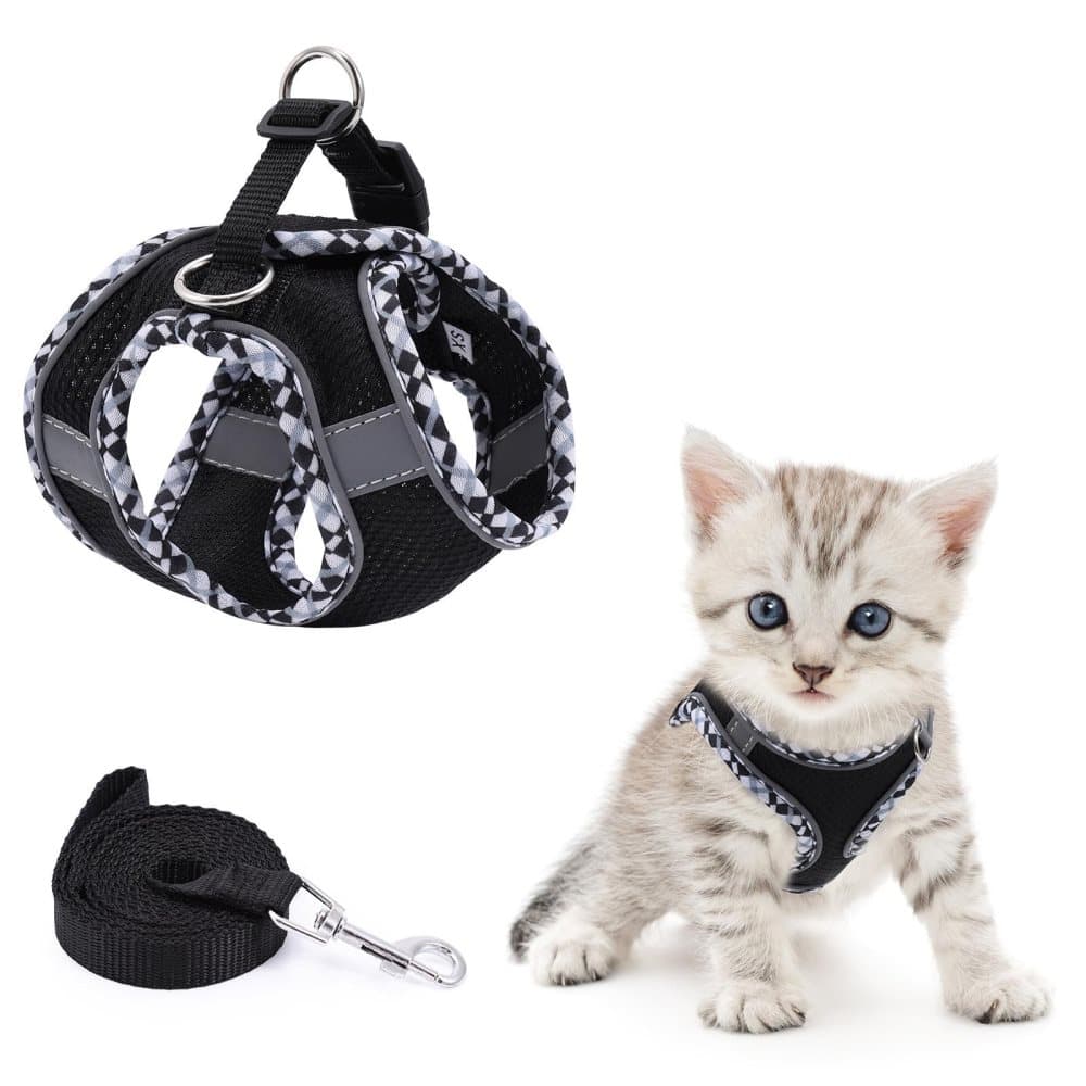 Adjustable Cat Harness with Leash