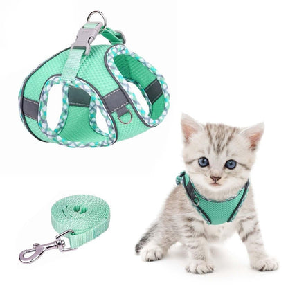 Adjustable Cat Harness with Leash