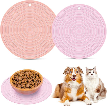 Silicone Pet Feeding Mats (2 Pack)