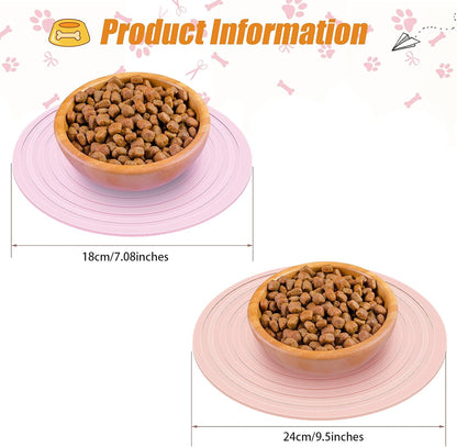 Silicone Pet Feeding Mats (2 Pack)