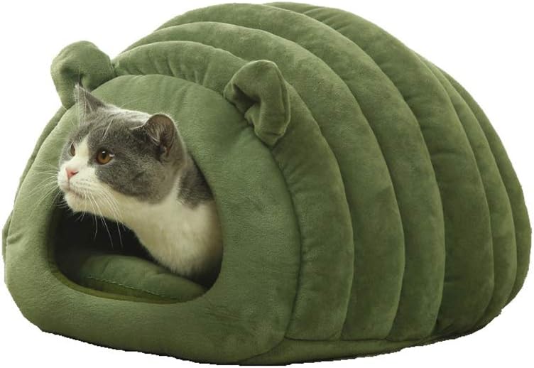 Cozy Winter Cat Cave