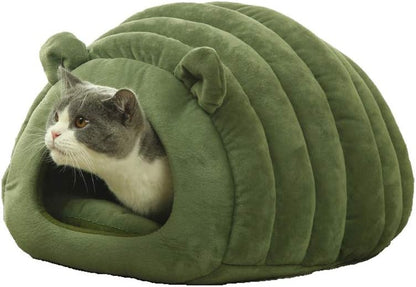 Cozy Winter Cat Cave