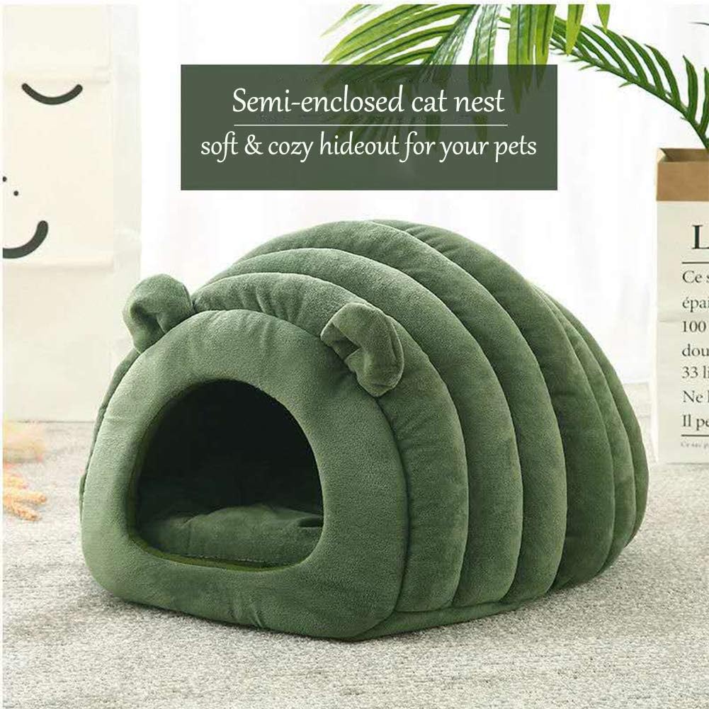 Cozy Winter Cat Cave