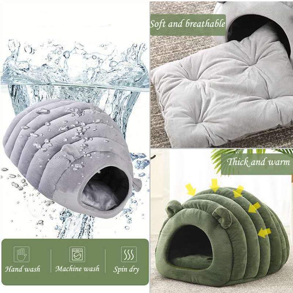 Cozy Winter Cat Cave
