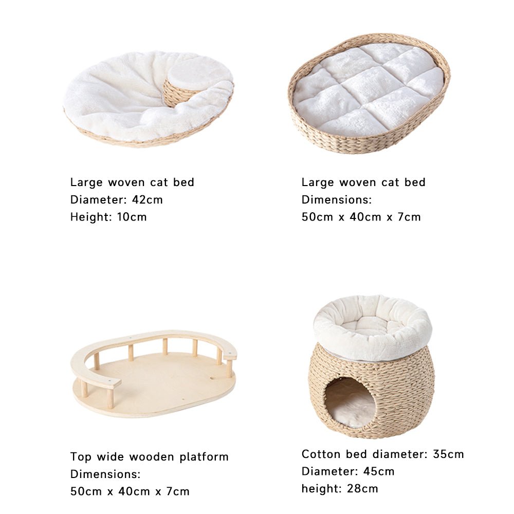 HONEYPOTCAT Cosy Woven Cat Perch 141.5cm - Coco & Harley - Pet Care > Cat Supplies > Cat Furniture - V390-210012PRO