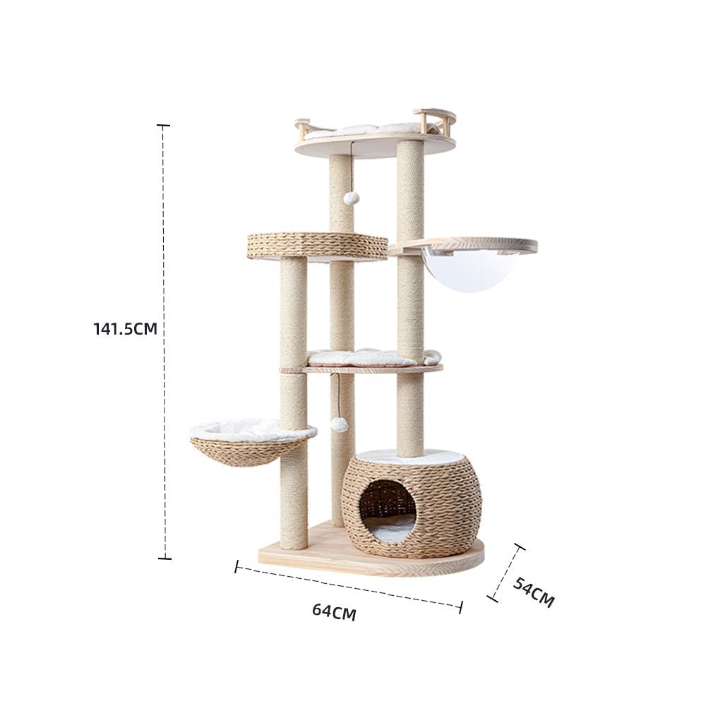 HONEYPOTCAT Cosy Woven Cat Perch 141.5cm - Coco & Harley - Pet Care > Cat Supplies > Cat Furniture - V390-210012PRO
