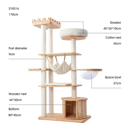 HONEYPOTCAT Cat Castle - 170cm