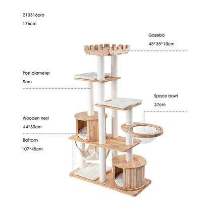 HONEYPOTCAT Cat Castle - 176cm
