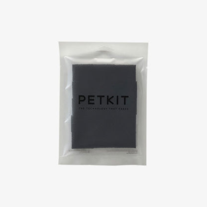 Packet of filters in a PETKIT branded clear plastic packaging on a white background