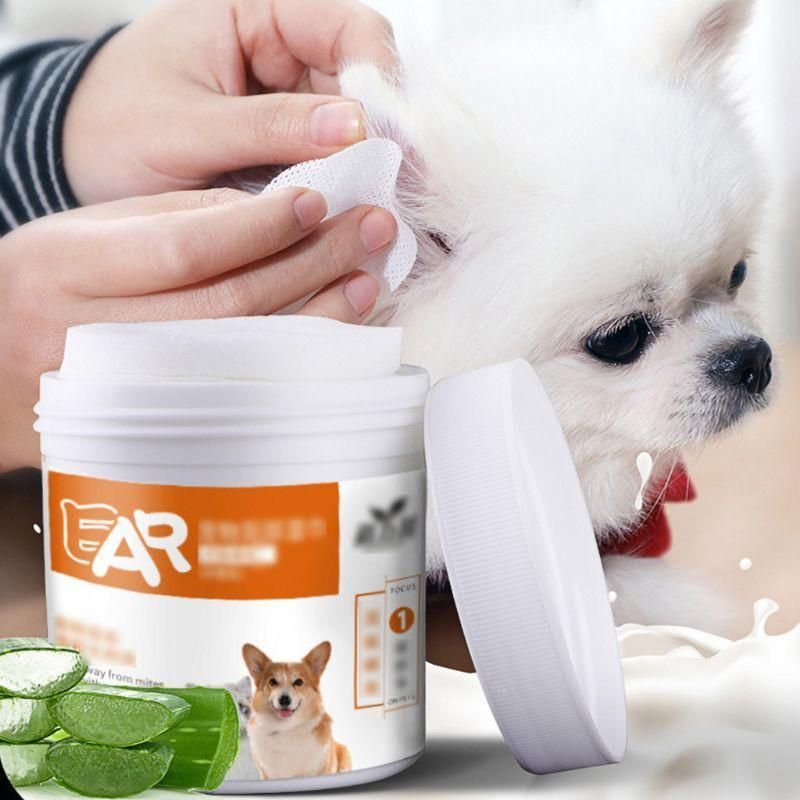 Pet Ear Cleaning Wipes - Coco & Harley - Pet Care > Cleaning & Maintenance > Pet Grooming Supplies - V528-MH00229-EBSJ-130PCS-831411