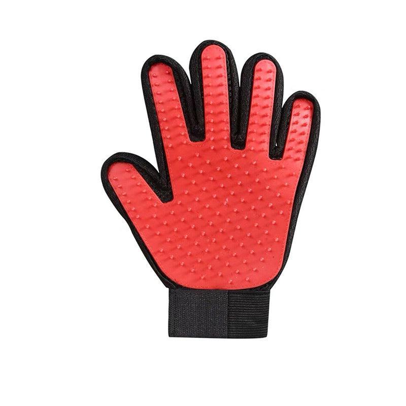 Pet Dog Cat Massage Hair Removal Grooming Comb Touch Cleaning Brush Magic Glove - Green Right Hand