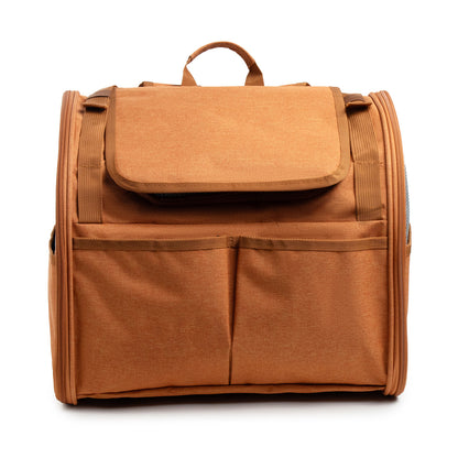 Pet Carrier Backpack - Brown - Coco & Harley - Pet Care > Cat Supplies > Cat Carriers & Crates - V888-ELOSUNG19178