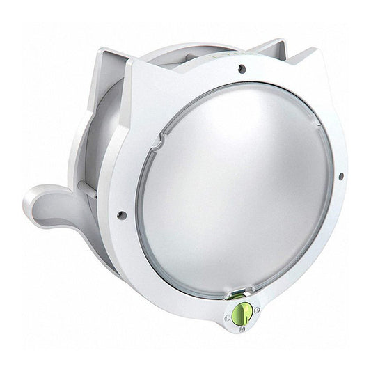 White cat door with a white background