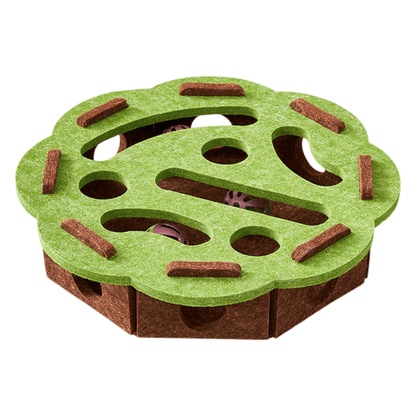 Interactive Felt Puzzle Box - Coco & Harley - Pet Care > Toys > Cat Toys - V888-ELOSUNG42635