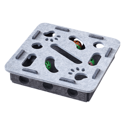 Interactive Felt Puzzle Box - Coco & Harley - Pet Care > Toys > Cat Toys - V888-ELOSUNG42636