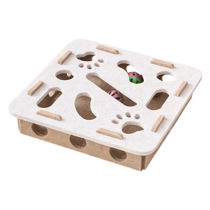 Interactive Felt Puzzle Box - Coco & Harley - Pet Care > Toys > Cat Toys - V888-ELOSUNG42638